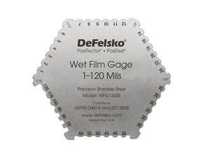 DeFelsko WFG2000SS | Stainless 6-Sided Wet Film Thickness Gage | 25–2,000 µm - generaltechuae