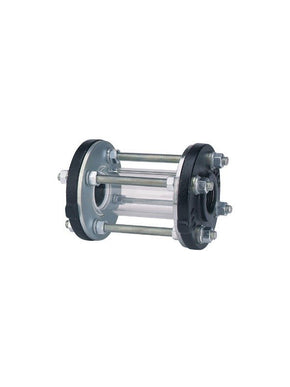 Dwyer Instruments SFI-400SS-1-1/4 | Sight flow indicator | 1-1/4" body | 5.750" (146 mm) length | 4.625" (117 mm) flange dia. | 2.000" (51 mm) viewing dia. | 7.6 lb (3.5 kg)