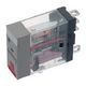 OMRON G2R-1-SNI 24VAC (S) | Relay, plug-in, 5-pin, SPDT, 10 A, mech & LED indicators, lockable test button, label facility