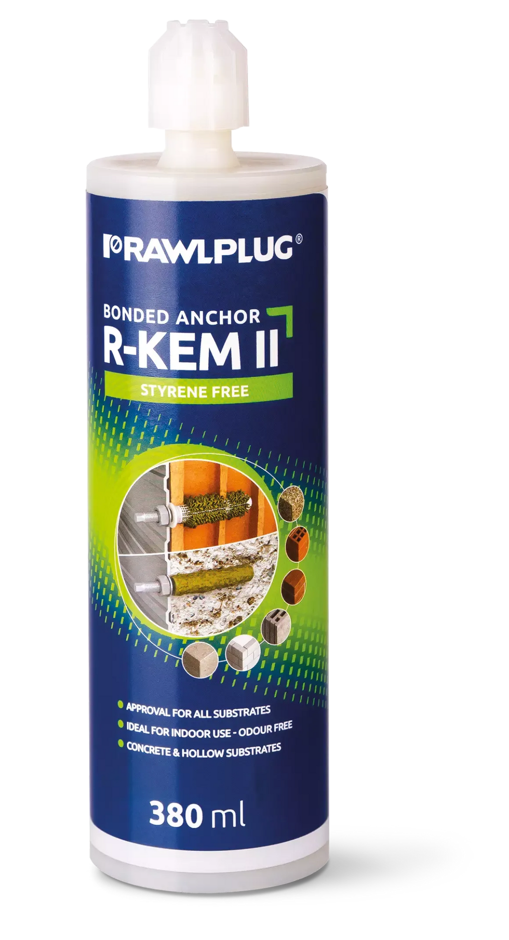 Rawlplug R-KEM-II-300-STONE | R-KEM-II Polyester Bonded Anchor, Stone Colour | 300 ml cartridge - generaltechuae (2)