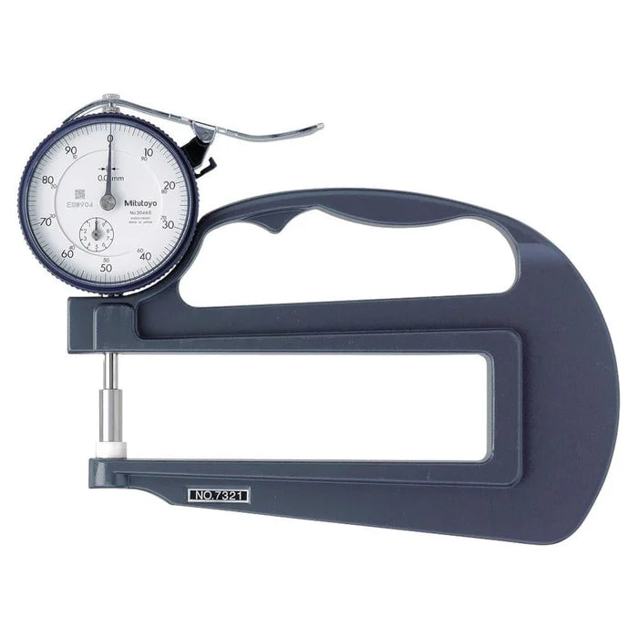 Mitutoyo 7321A Dial Thickness Gauge, 0-10mm