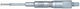 Mitutoyo 146-221 Groove Micrometer, Non-Rotating Spindle 0-25mm, 6.35mm Flange
