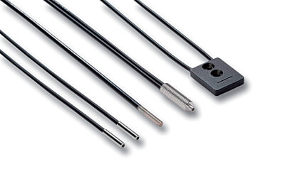 OMRON E32-L25L 2M | Fiber optic sensor, limited reflective, label detection, 7mm, R10 fiber, 2m cable