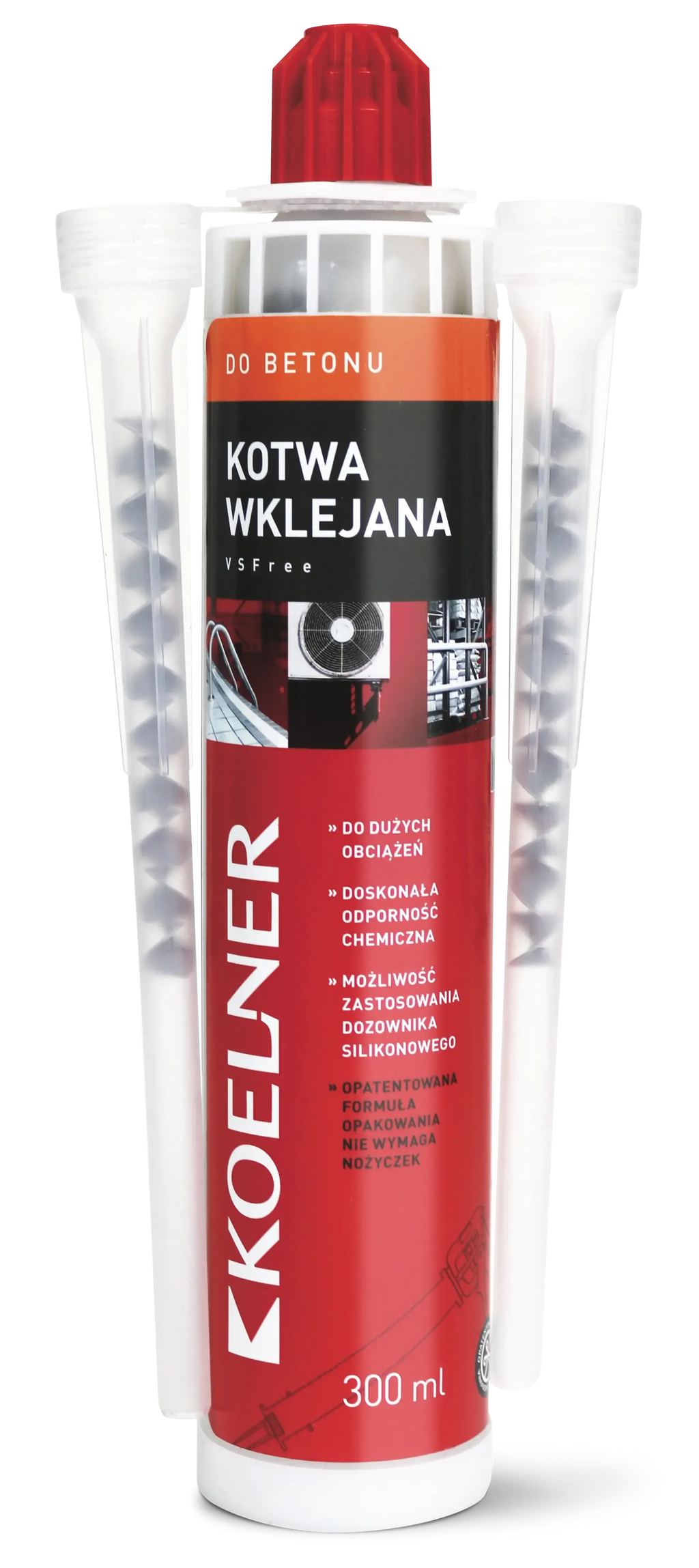 Rawlplug KEM-VSF-300-KOE | Koelner KEM-VFS Vinylester Bonded Anchor | 300 ml cartridge - generaltechuae (2)