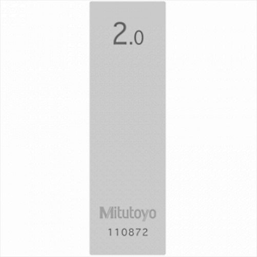 Mitutoyo 611612-131 | Gauge Block | Material Steel | Grade 1 | Size 2 mm