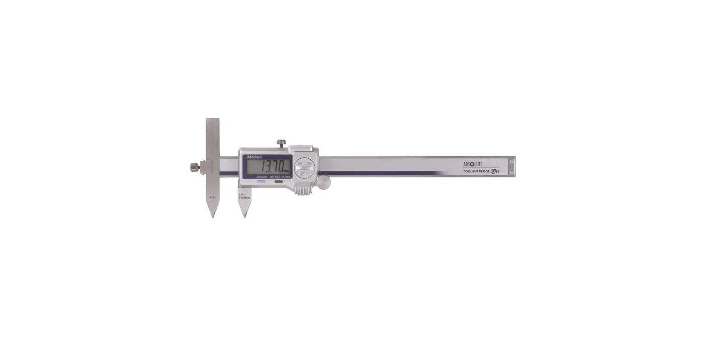 Mitutoyo 573-705-20 ABSOLUTE Digimatic Offset Centreline Caliper 10-160mm / .4-6.4"