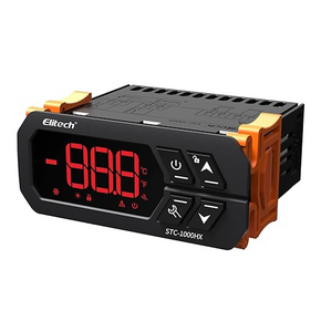 Elitech STC-1000HX  | Temperature Controller ℉/℃ Fahrenheit Celsius Switchable |  Origin Digital 110V Thermostat 2 Relays Upgraded From STC-1000 New Panel 30% Larger