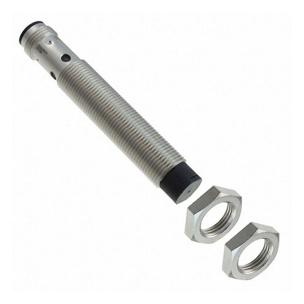 OMRON E2B-M12LN08-M1-C1 | Proximity sensor, LITE, inductive, nickel-brass, long body, M12, unshielded, 8 mm, DC, 3-wire, NPN-NO, M12 plug-in