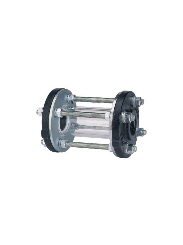 Dwyer Instruments SFI-400SS-3/4 | Sight flow indicator | 3/4" body | 5.125" (130 mm) length | 3.875" (98 mm) flange dia. | 1.750" (44 mm) viewing dia. | 4.8 lb (2.2 kg)