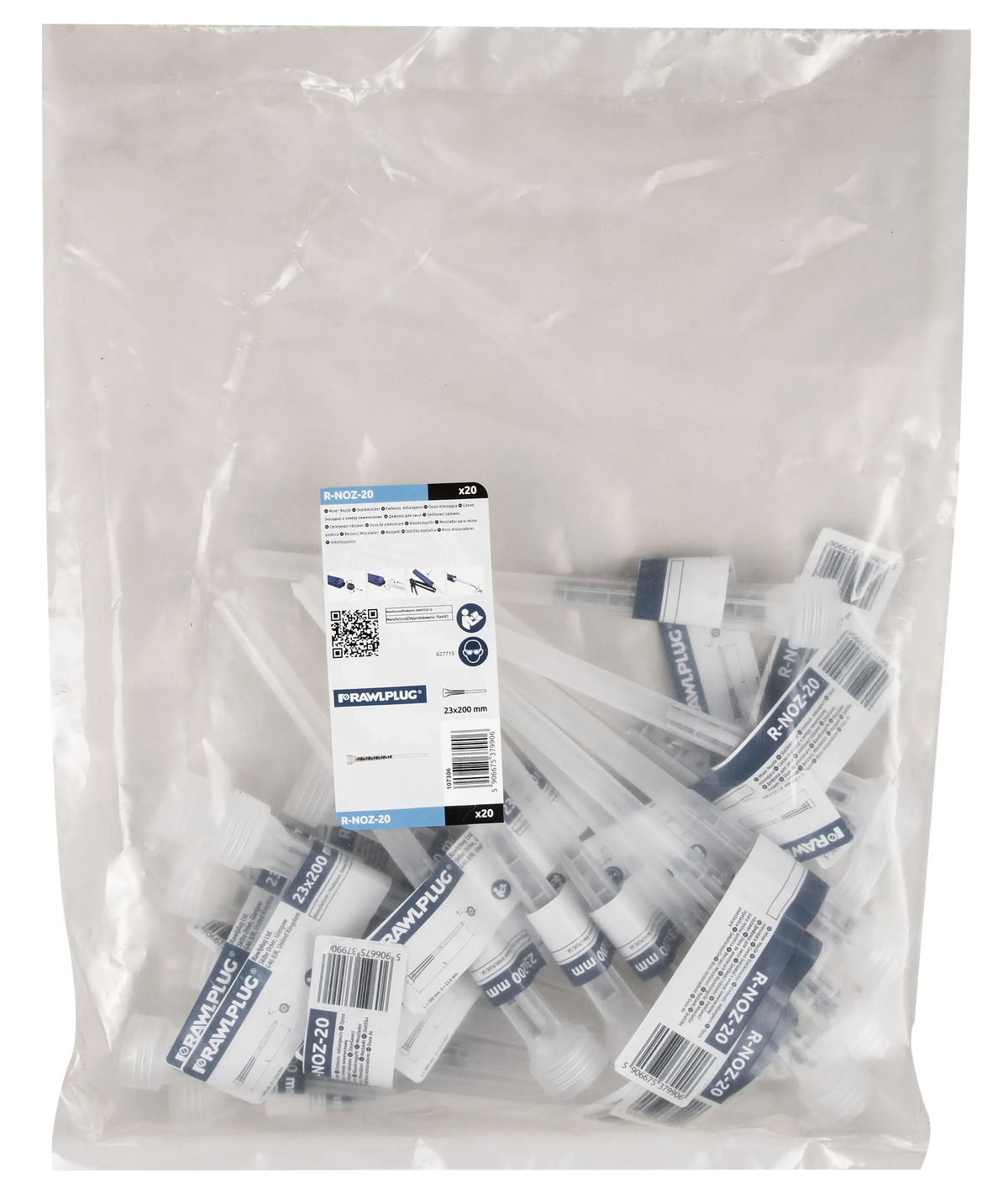 Rawlplug R-NOZ-20 | R-NOZ Static Mixer Nozzle, 10-Element | 20 pcs - generaltechuae (3)