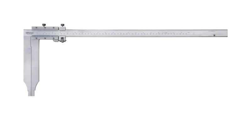 Mitutoyo 534-102 | Vernier Caliper | Series 534 | With Long Jaw and Fine Adjustment | Graduation 0.05 mm | Accuracy ±0.13 mm | Range 0 to 500 mm | Weight 1500 g