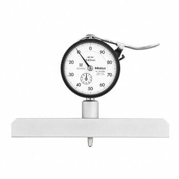 Mitutoyo 7221 | Dial Indicator Depth Gauge | Series 7 | Graduation 0.01 mm | Stroke 10 mm | Accuracy ±15 µm | Weight 820 g