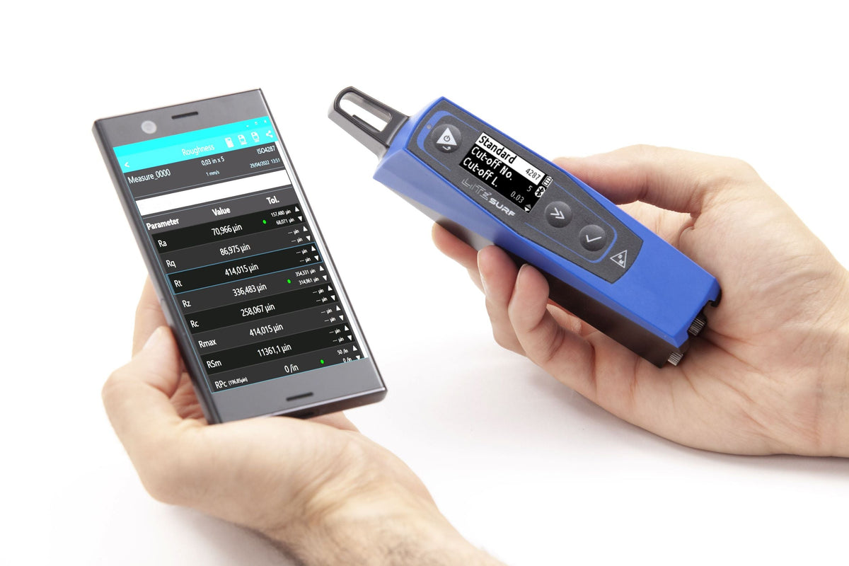 Flexbar 15510 | LiteSurf Surface Roughness Tester | Complete System, Bluetooth & USB - generaltechuae