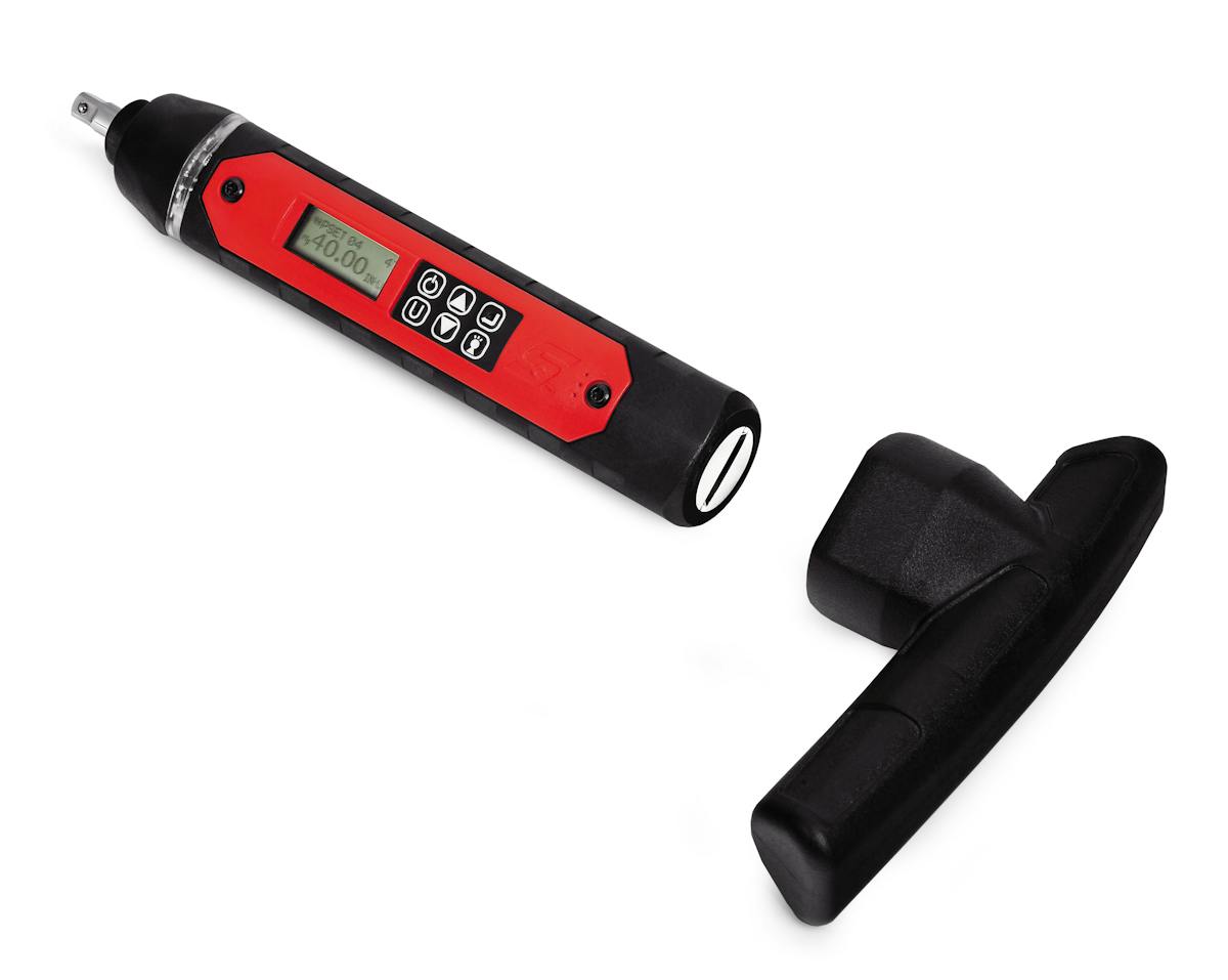 Snap-on ATECHMS80MK | TechAngle 1/4 in Square Electronic Driver Kit | 4-80 in-lb, 1/4 in Square, Red Kit