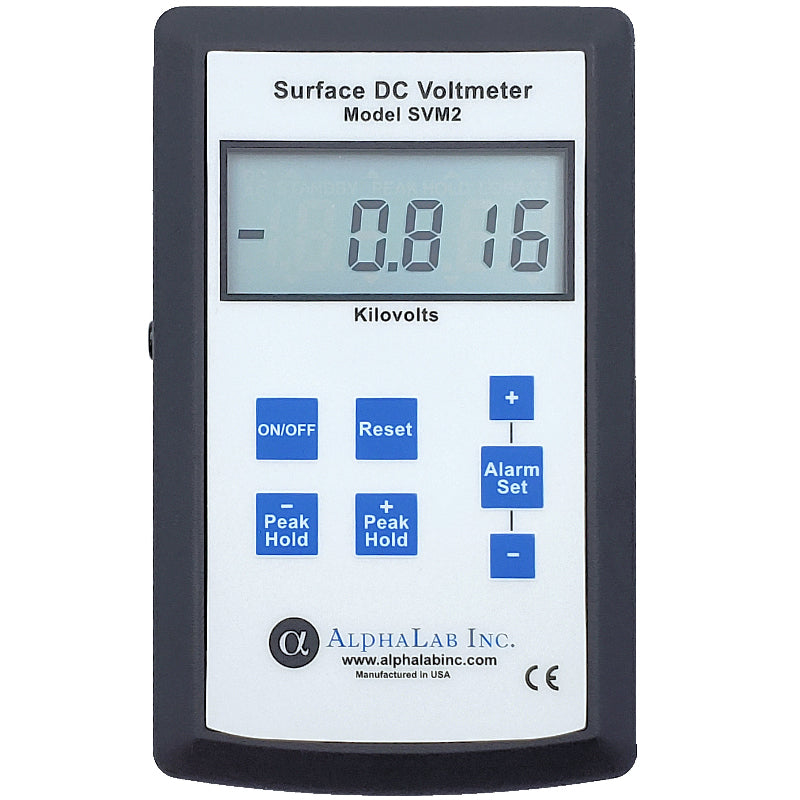AlphaLab SVM2-HC | Surface DC Voltmeter SVM2 | ±29.999 kV, With Case - generaltechuae