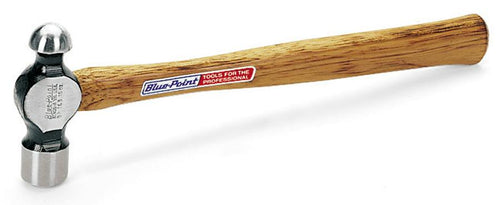 Snap-on BP8B | 8-Ounce Ball Peen Hickory Hammer (Blue-Point) | 8 oz, 12-1/2 in Hickory Handle