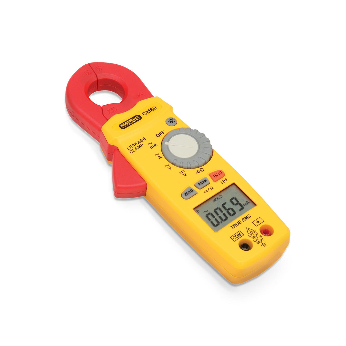 Martindale MARCM69 | CM69 AC TRMS Earth Leakage Clamp Meter | 6 mA to 60 A, 1 µA Resolution - generaltechuae