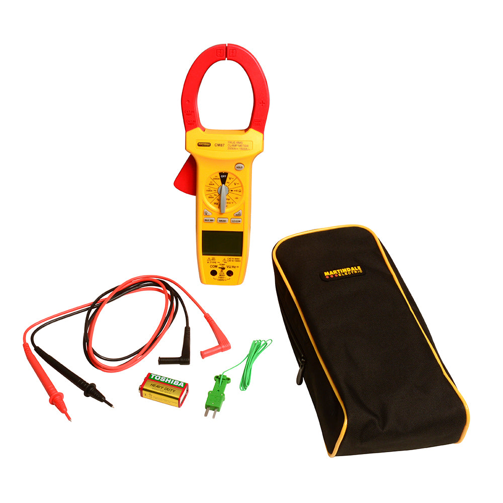 Martindale MARCM87 | CM87 AC/DC True RMS Clamp Meter | 2000A DC, 1500A AC - generaltechuae (3)