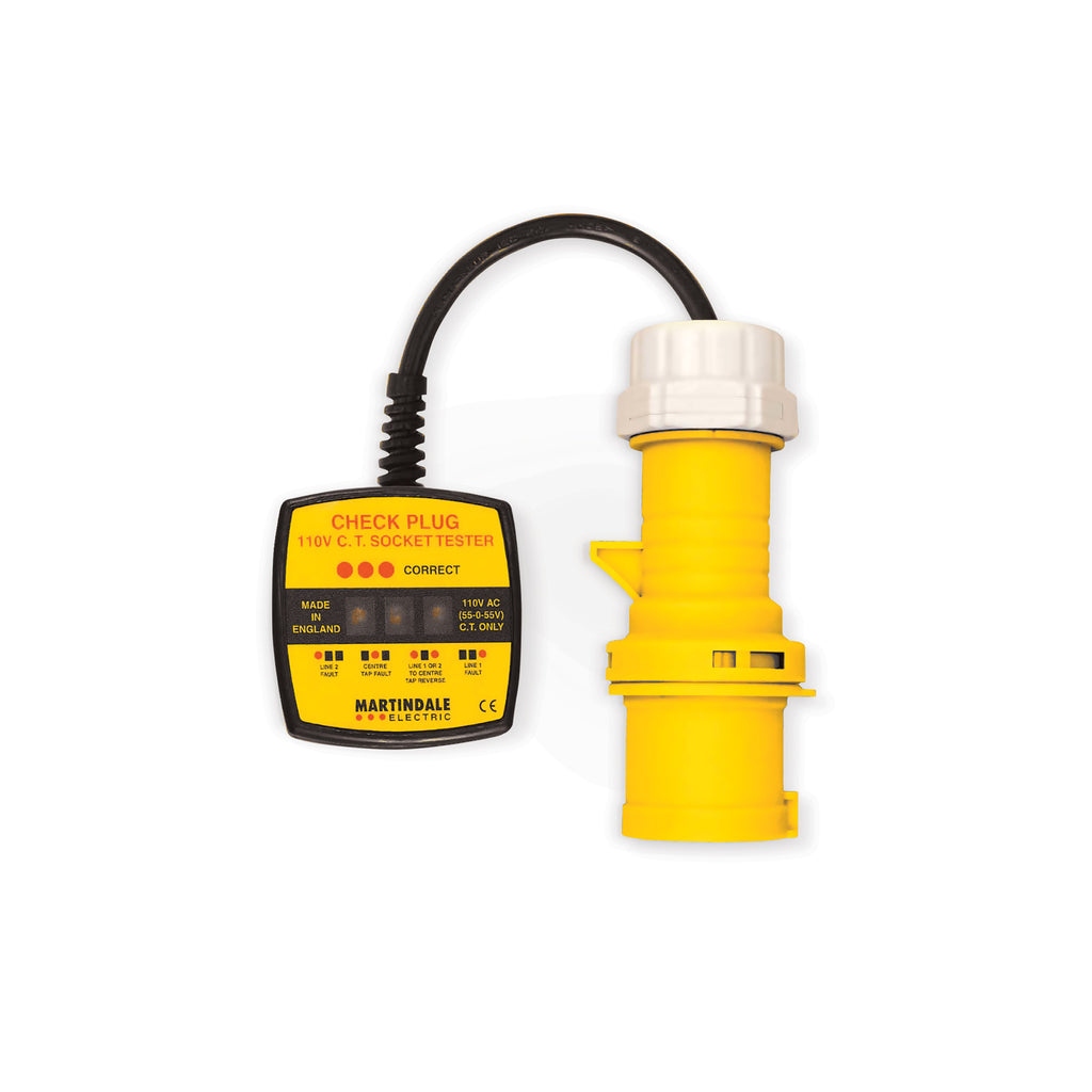 Martindale MARCP301 | CP301-16 110V CT Industrial Socket Tester | 16A, CAT II 150V - generaltechuae