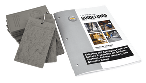 DeFelsko CSPTG | ICRI Concrete Surface Profile Chips with Technical Guide | Set of 10 - generaltechuae