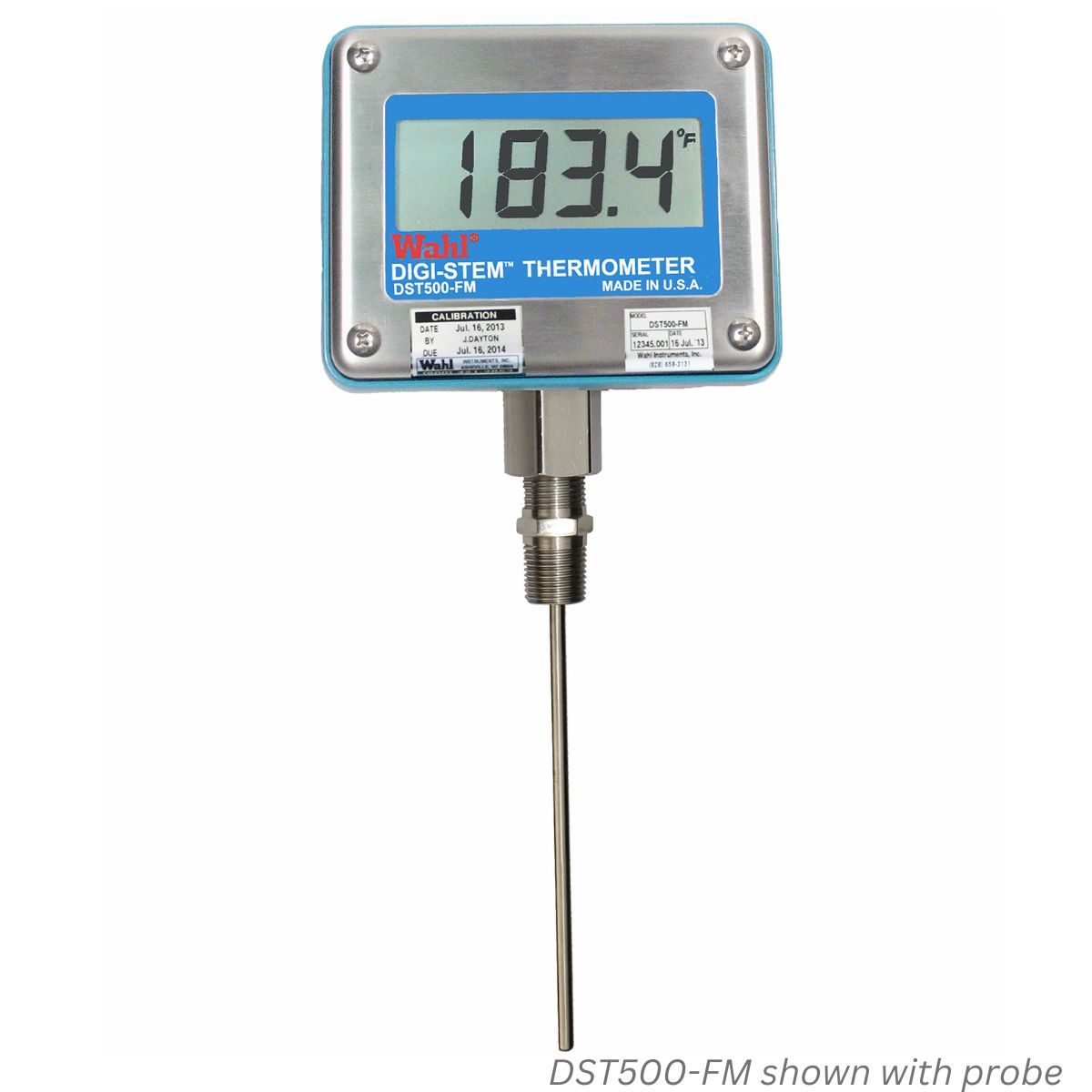 Palmer Wahl DST500-FM | Digi-Stem FM Approved RTD Thermometer | Intrinsically Safe, -200 to 800 °C - generaltechuae