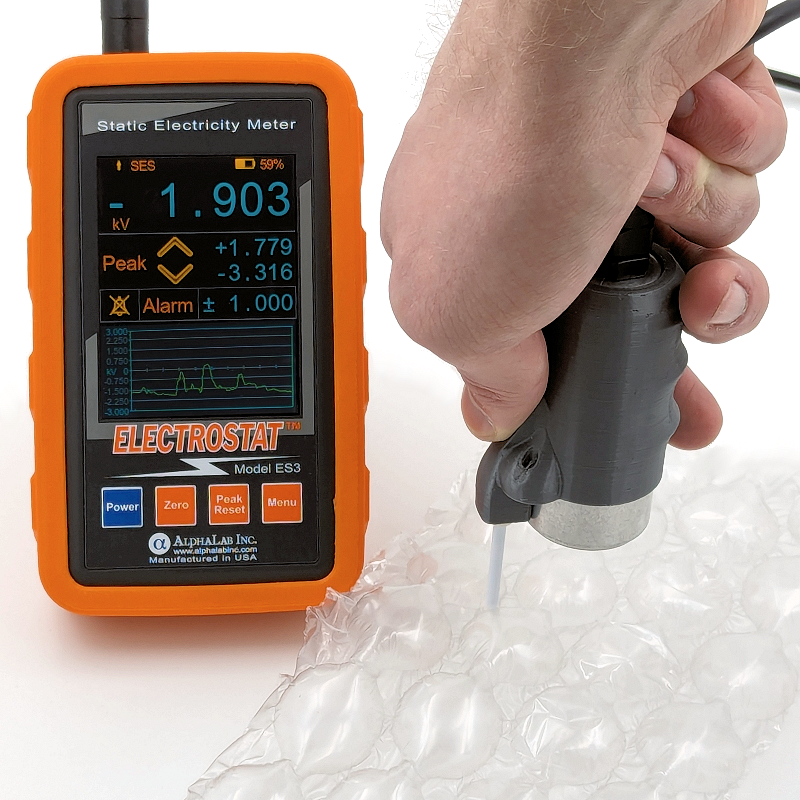 AlphaLab ES3 | Electrostat Static Electricity Meter | ±29.999 kV, 1 V Resolution - generaltechuae (9)