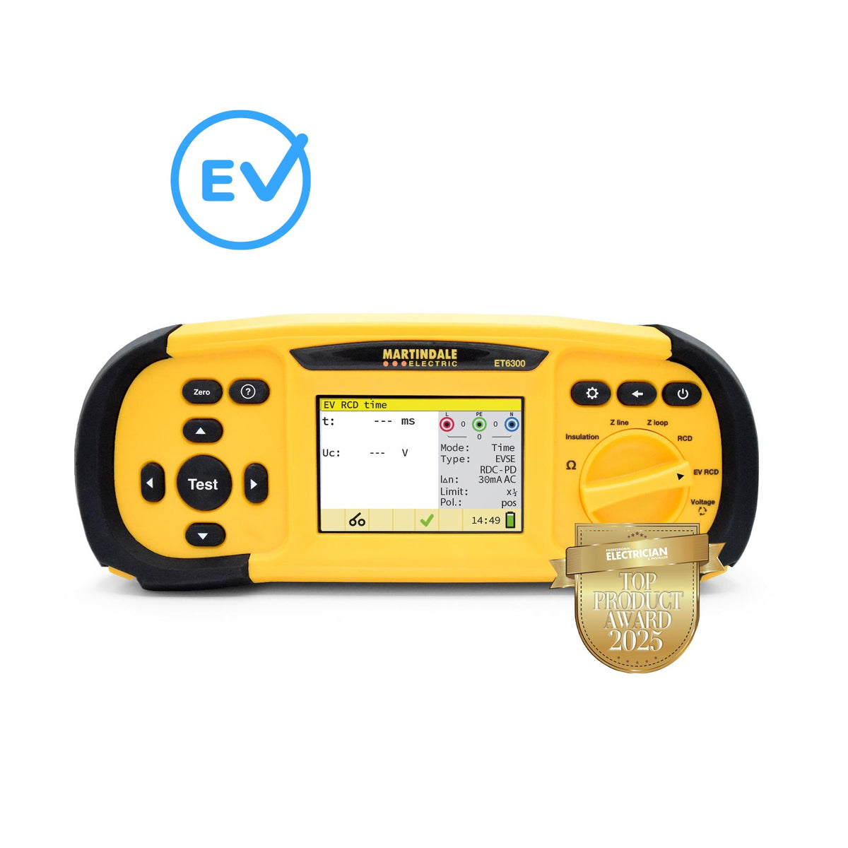 Martindale MARET6300 | ET6300 Multifunction Tester, EV Ready | 18th Edition, CAT IV - generaltechuae