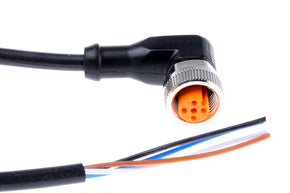 ifm EVC007, Female 4 way M12 to Unterminated Sensor Actuator Cable, 2m