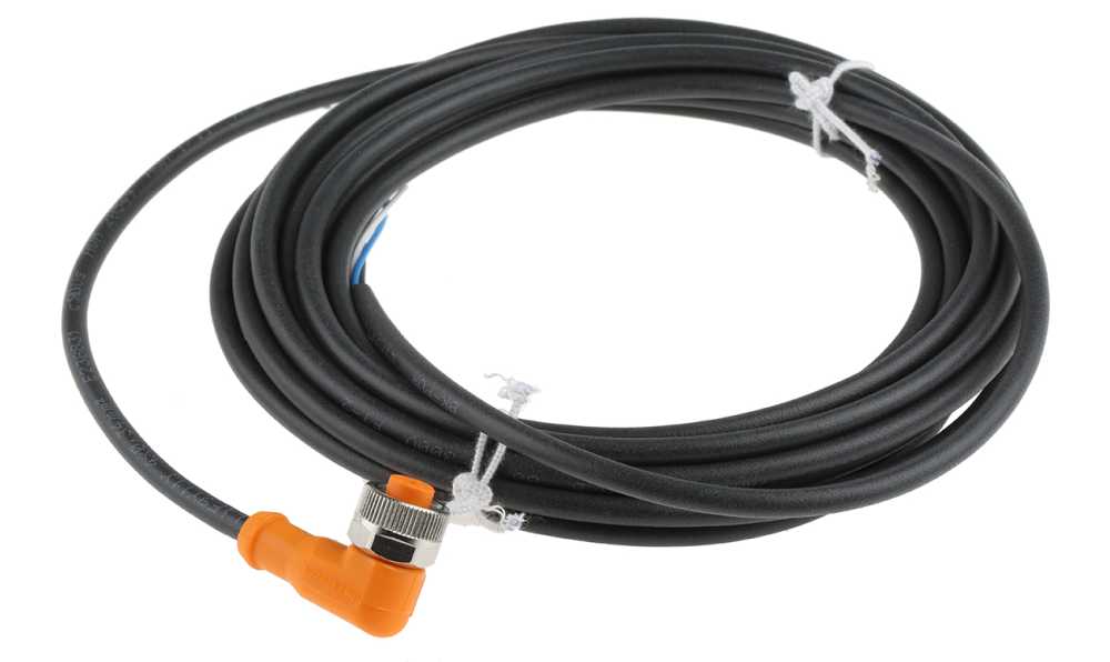 ifm EVC005, Female 4 way M12 to Unterminated Sensor Actuator Cable, 5m