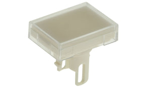 Omron A3CJ-500W, White Rectangular Push Button Lens