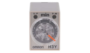 Omron H3Y-4 AC24 10M, H3Y-4 Series DIN Rail, Surface Mount Timer Relay, 24V ac, 4-Contact, 0.5 → 10min, 1-Function, 4PDT - generaltechuae