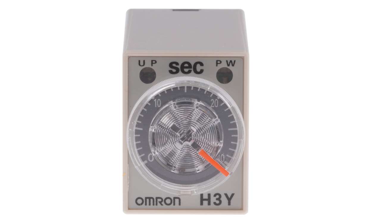 Omron H3Y-4 100-120VAC 30S, H3Y-4 Series DIN Rail, Surface Mount Timer Relay, 100 → 120V ac, 4-Contact, 1 → 30s, 1-Function, - generaltechuae