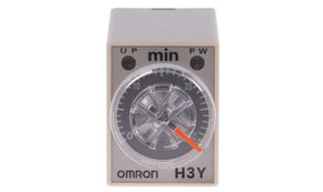 Omron H3Y-4 100-120VAC 30M, H3Y-4 Series DIN Rail, Surface Mount Timer Relay, 100 → 120V ac, 4-Contact, 1 → 30min, 1-Function, - generaltechuae