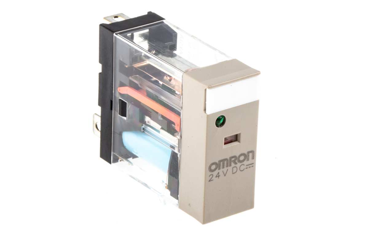 Omron G2R-1-SN 24VDC (S), Plug In Power Relay, 24V dc Coil, 10A Switching Current, SPDT