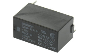 Omron G6B-1174P-US DC12, PCB Mount Power Relay, 12V dc Coil, 8A Switching Current, SPST