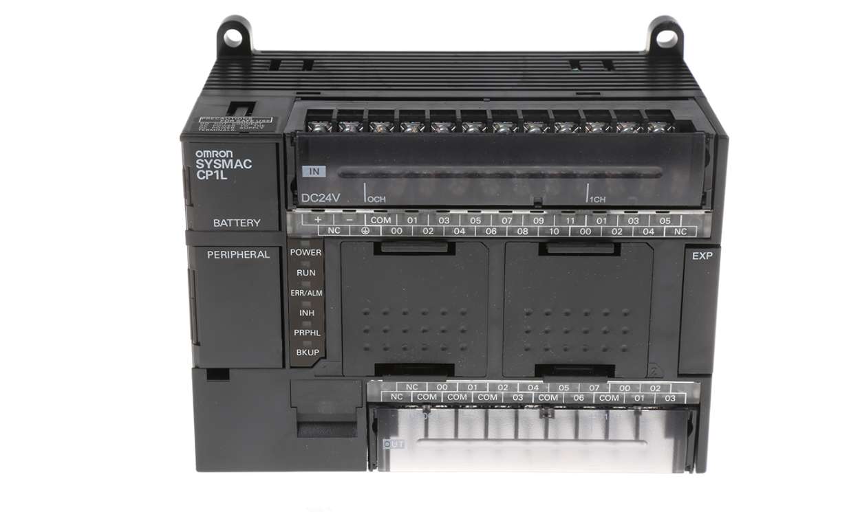 Omron CP1L-M30DR-D, CP1L Series PLC CPU for Use with SYSMAC CP1L Series, Relay Output, 18 (DC)-Input, DC Input - generaltechuae