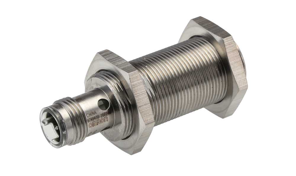 Omron E2A-S18KS08-M1-B1, Inductive Threaded Barrel Proximity Sensor, M18, 8 mm Detection, PNP NO, 12 → 24 V dc