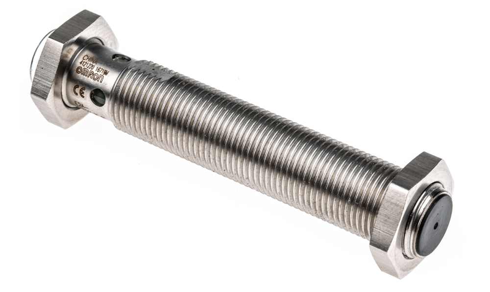 Omron E2AS12LS04M1B1, Inductive Threaded Barrel Proximity Sensor, M12, 4 mm Detection, PNP NO, 12 → 24 V dc