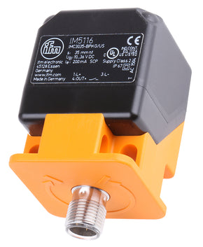 ifm IM5116, Inductive Block Proximity Sensor, 35 mm Detection, PNP NO, 10 → 36 V dc