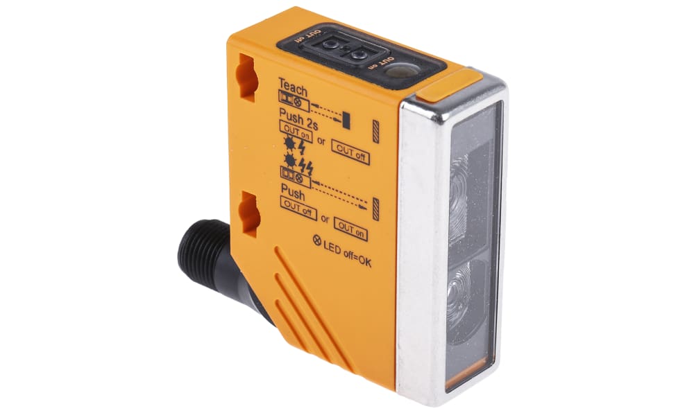 ifm O5H500, Diffuse Photoelectric Sensor, Block Sensor, 50 mm → 1.8 m Detection Range