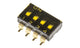 Omron A6S-4102-H, 4 Way Surface Mount DIP Switch 4PST