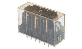 Omron G7S-3A3B-E DC24, PCB Mount Force Guided Relay, 24V dc Coil Voltage, 6 Pole, 3PST-NO/3PST-NC