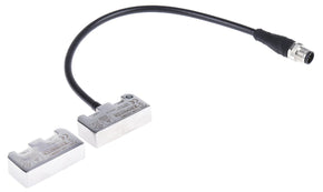 Omron F3S-TGR-NSMC-21-M1J8, F3S Series Magnetic Non-Contact Safety Switch, 24V dc, Stainless Steel Housing, NO/2NC, M12