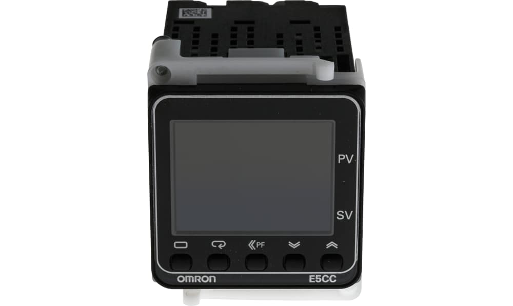 Omron E5CC-RX2ABM-000, E5CC Panel Mount PID Temperature Controller, 96 x 96mm 1 Input, 1 Output Relay, 100 → 240 V ac Supply Voltage