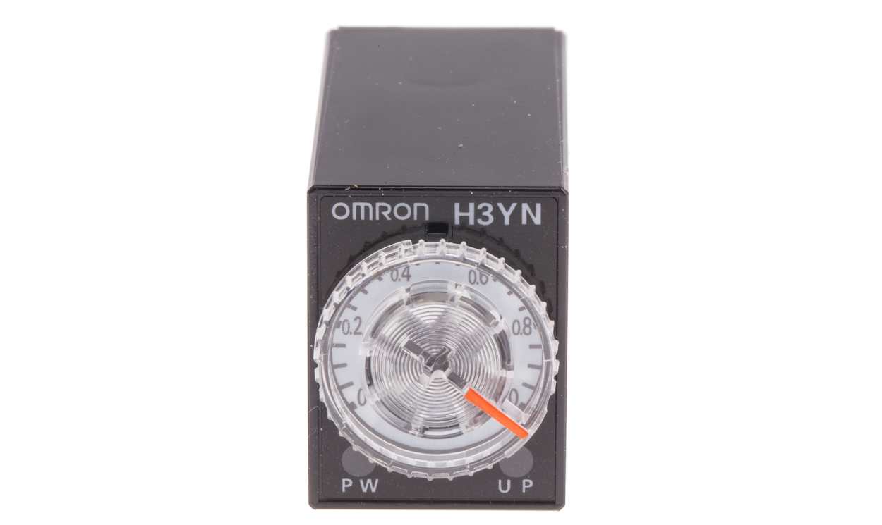 Omron H3YN-4-Z-B DC24, H3YN Series Panel Mount Timer Relay, 24V dc, 4-Contact, 0.1 s → 10min, 4NO/4NC - generaltechuae