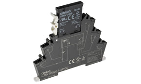 Omron G3RV-SR500-A DC24, G3RV-SR Series Solid State Interface Relay, 24 V dc Control, 2 A Load, DIN Rail Mount