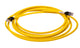 Omron XS6W-6LSZH8SS500CM-Y, XS6, 5m Cat6a, Yellow RJ45 to Male RJ45 Male, FTP, STP Shielded, Terminated LSZH Sheath
