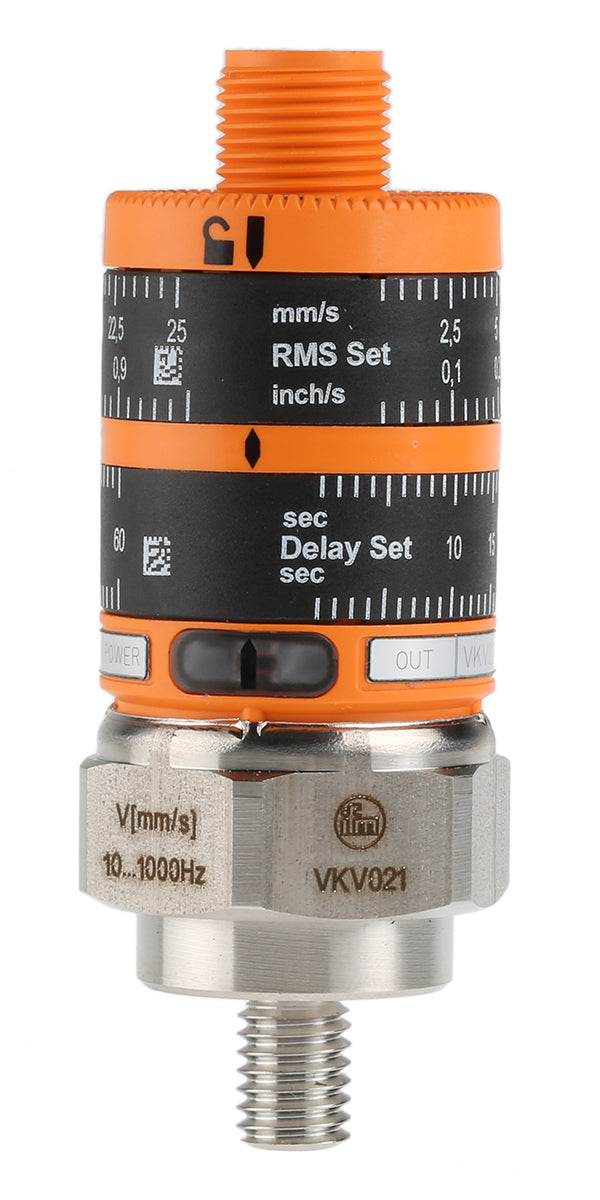 ifm VKV021, Vibration Sensor, 25mm/s Max, 500 mA Max, 32V Max, -25°C → +80°C