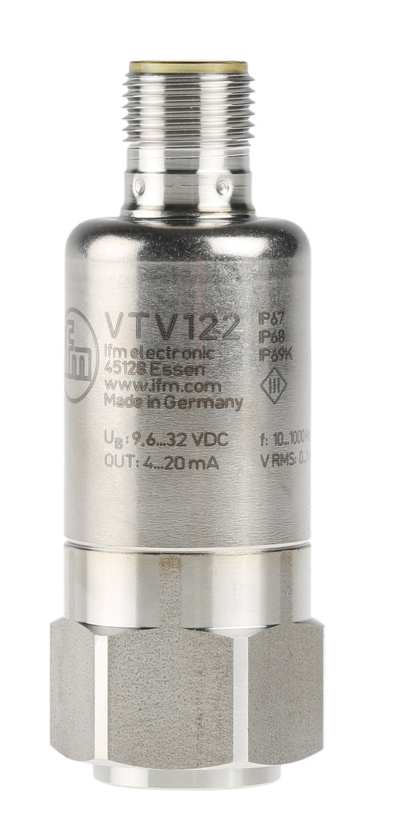 ifm VTV122, Vibration Sensor, 25mm/s Max, 20 mA Max, 32V Max, -30°C → +125°C