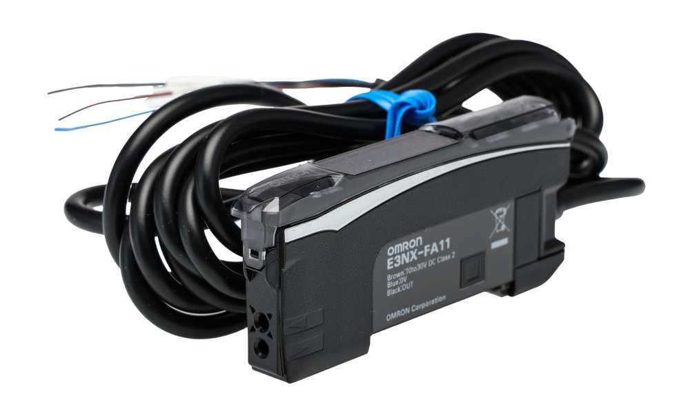Omron E3NX-FA11 2M, Fibre Optic Sensor, NPN Output CC-Link, CompoNet, EthernetCAT, 840 mW @ 35 mA, 10 → 30 V dc